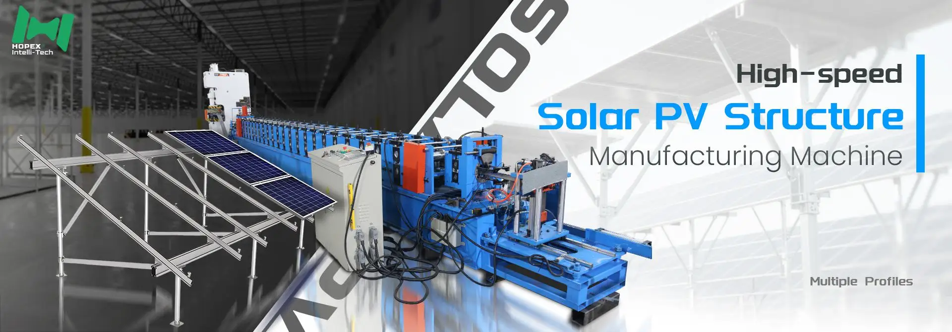 roll forming machine for solar structure